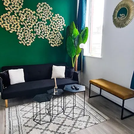 Ng Suitehome: Tourcoing Apartment with Netflix & Free Parking Exterior photo